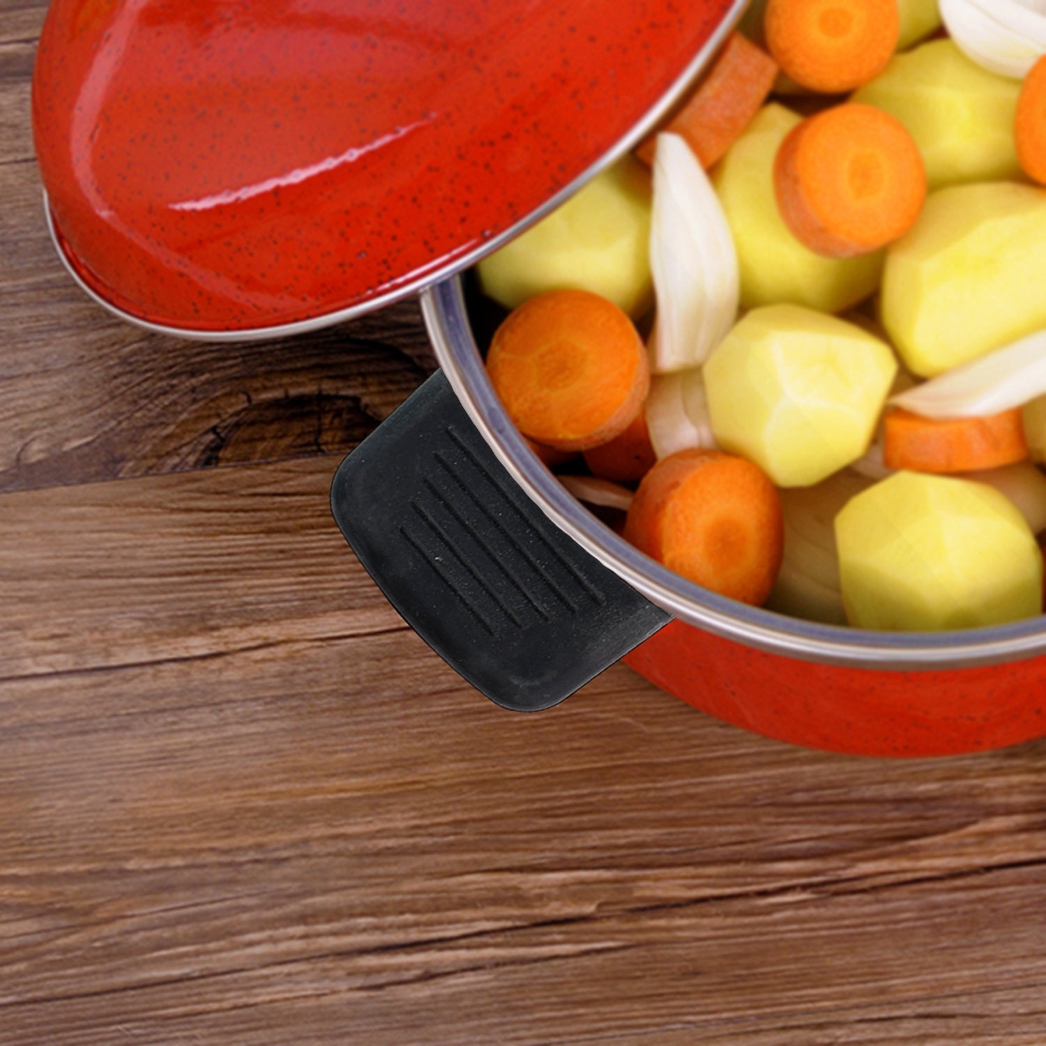 Silicone Rubber Pot Handle Sleeve Cover (2 Pc) Silicone Rubber Pot Handle Sleeve Cover (2 Pc)